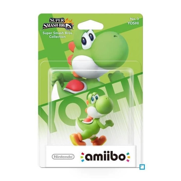 Figurine Amiibo - Yoshi N°3 • Collection Super Smash Bros.
