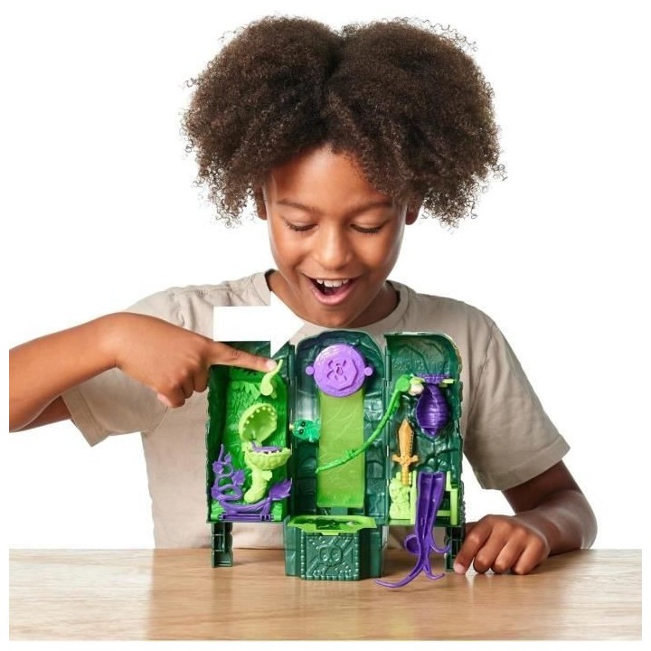 Figurines - MOOSE TOYS - Donjon La Jungle Skull Island - Trésor X