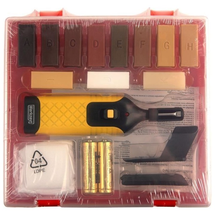 Kit de réparation pour sols stratifiés - WERKZEYT - 3389520 - Marron