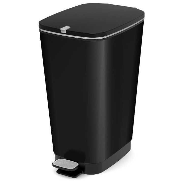 KIS Poubelle a pédale Chic Bin Style - 42.5L - Noir