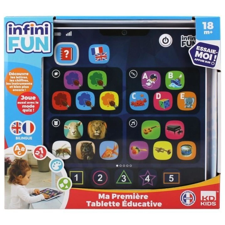 Tablette Éducative - KD - Ma 1ere Tablette Éducative - Extra plate e