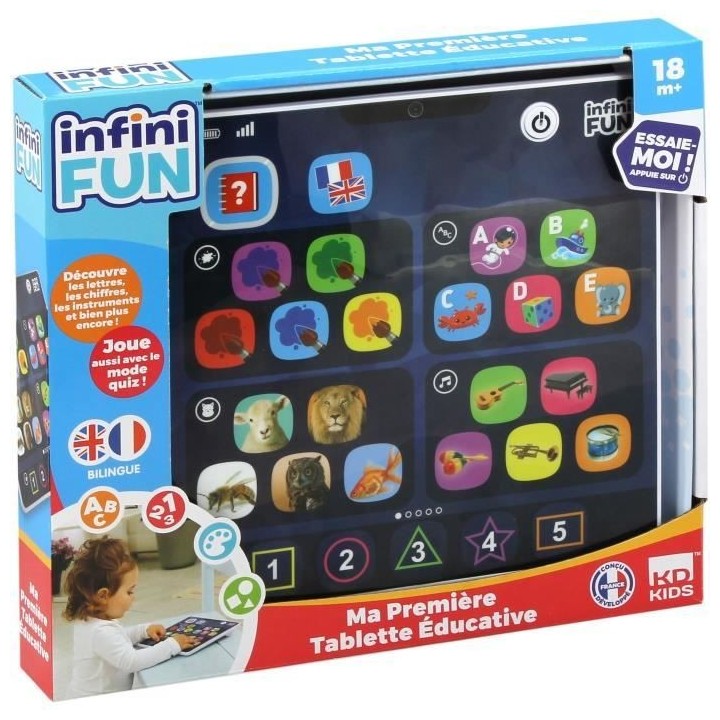 Tablette Éducative - KD - Ma 1ere Tablette Éducative - Extra plate e