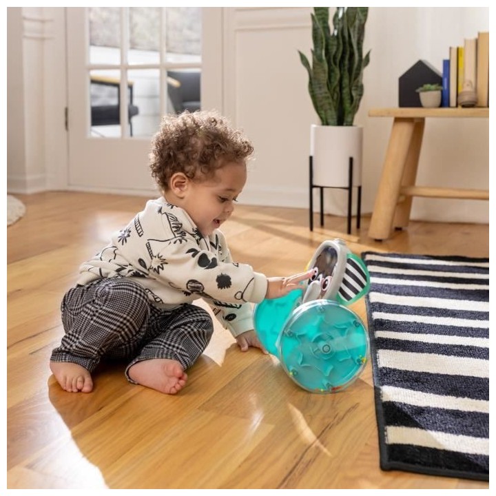 BABY EINSTEIN Jouet a roulettes Petit Eléphant, Musique et Lumieres,