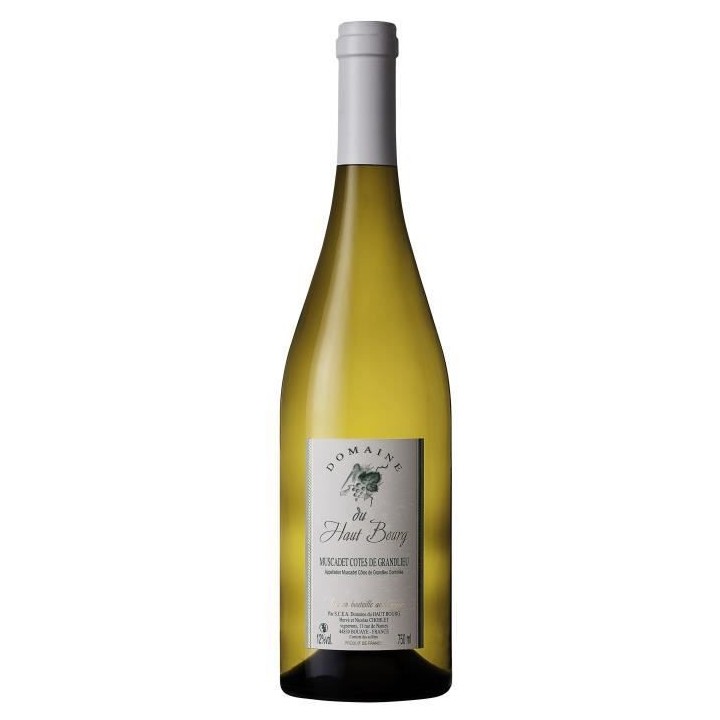 Domaine du Haut Bourg 2020 Muscadet Côtes de Grandlieu Sur Lie - Vin