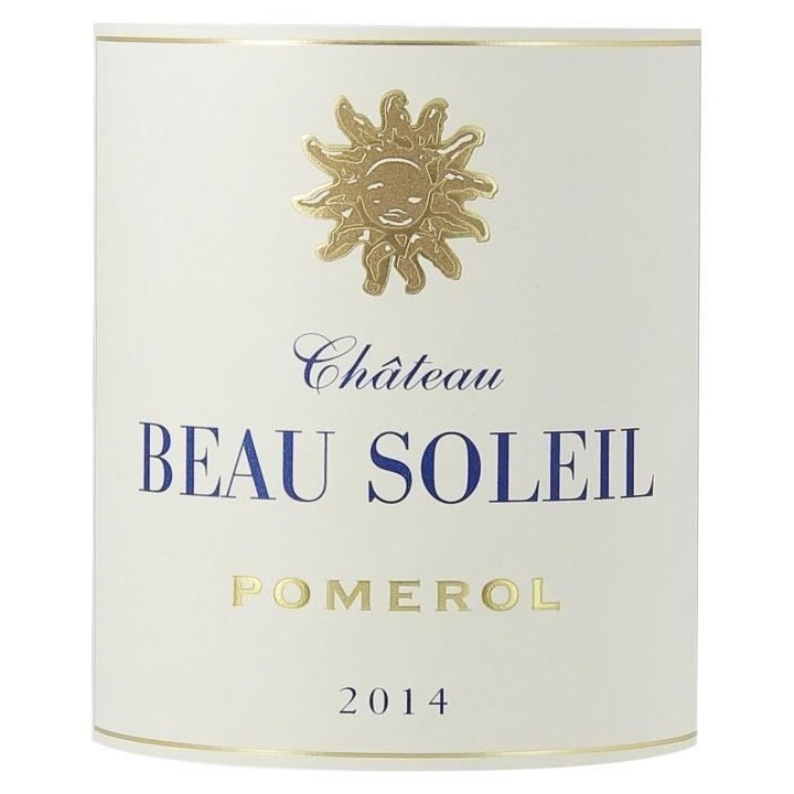 Château Beau Soleil Pomerol 2014 - Vin rouge x1