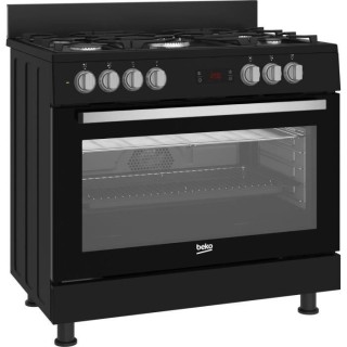 Cuisiniere - BEKO - GM15311DBNS - 90cm - 4 Gaz + 1 Double couronne - M