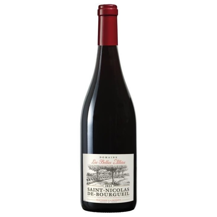 Domaine Les Belles Allées 2022 Saint-Nicolas-de-Bourgueil - Vin rouge