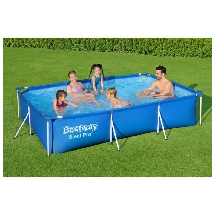 Piscine hors sol tubulaire BESTWAY - Steel Pro™ - 300 x 201 x 66 cm