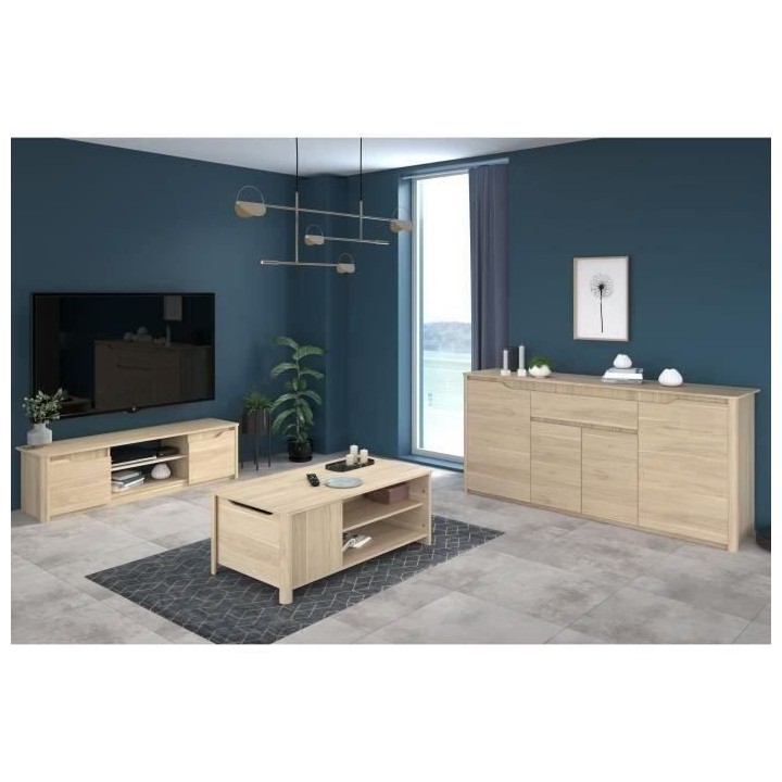 Ensemble Table basse avec coffre, Meuble Tv et Buffet - BETTY - Pannea