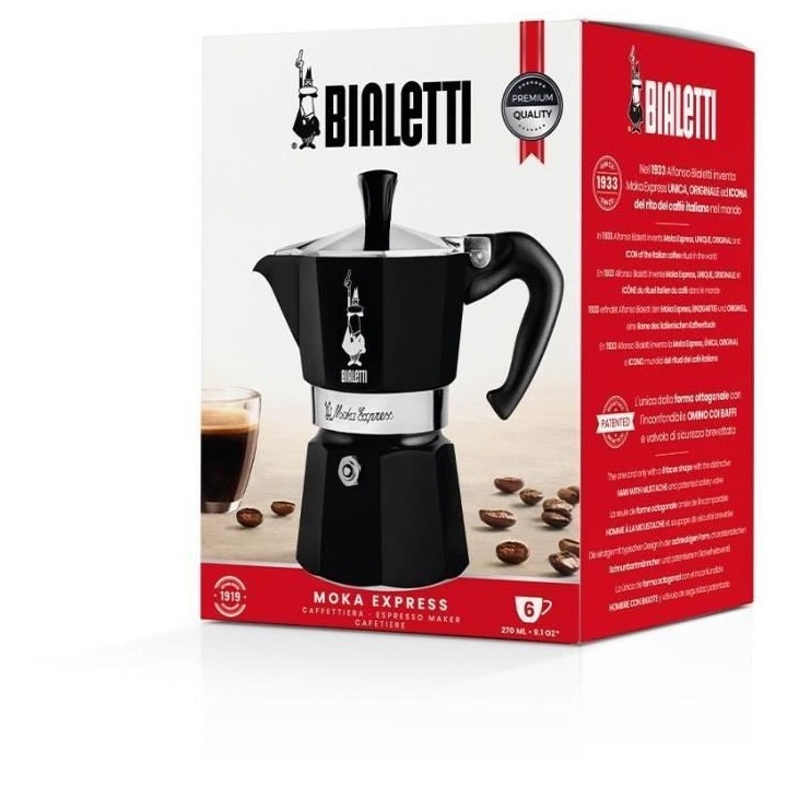 Cafetiere italienne - BIALETTI - RAINBOW - 6 tasses - 0,30 L - Vert