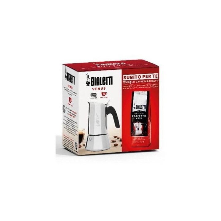 Cafetiere italienne + 1 Café Perfetto Moka Classico - BIALETTI - VENU