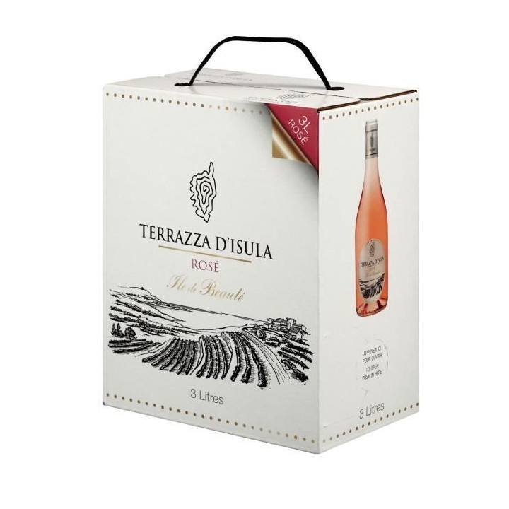 BIB 3L Terrazza d'Isula - IGP Ile de Beauté - Vin rosé