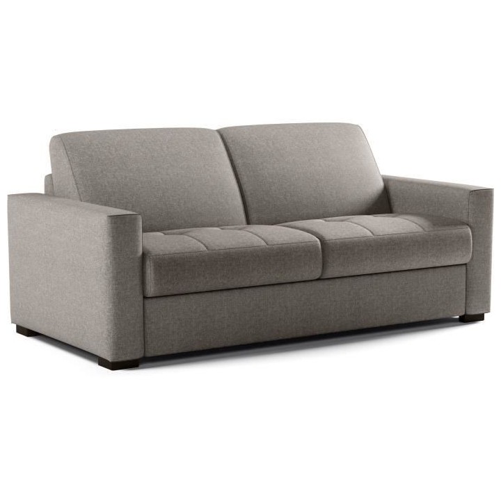 Canapé convertible express - MARIUS - Tissu Beige - 190 x 100 x 87 cm