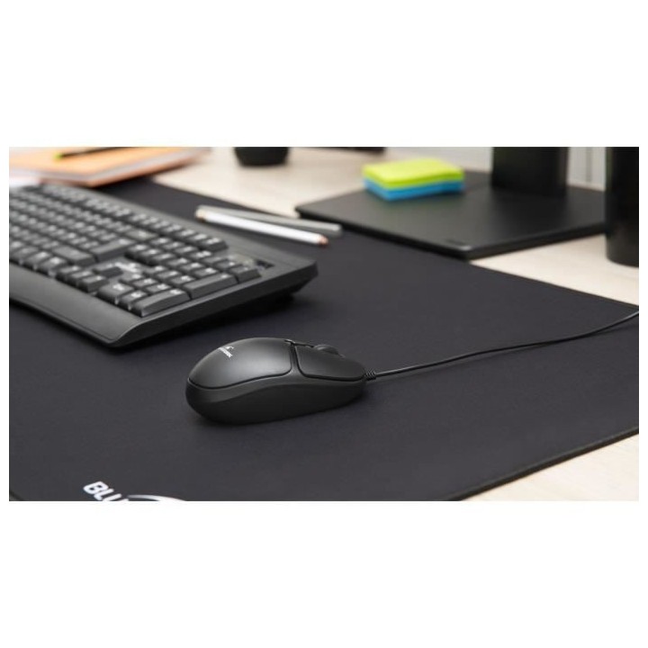 Souris filaire - BLUESTORK - OFFICE 10 - PC /Mac - Noir