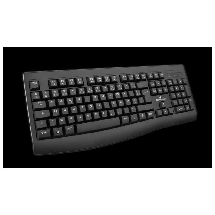 Pack Clavier Souris - BLUESTORK - PACK OFFICE RECHARGEABLE - Sans Fil