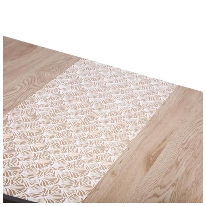 Table de séjour extensible SOFIA - 6/8 personnes - avec motif - 6/8 p