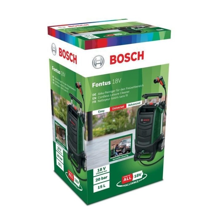 Nettoyeurs sans fil Fontus 18V