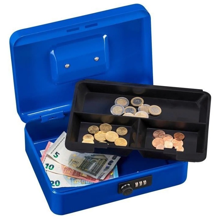 Caissette a monnaie - BURG WACHTER - Money Code 5025 Blue - Ouverture