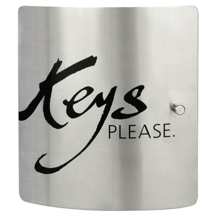 Armoire a clé - BURG WACHTER - 6205/10 Ni KEYS PLEASE - Inox, 10 croc