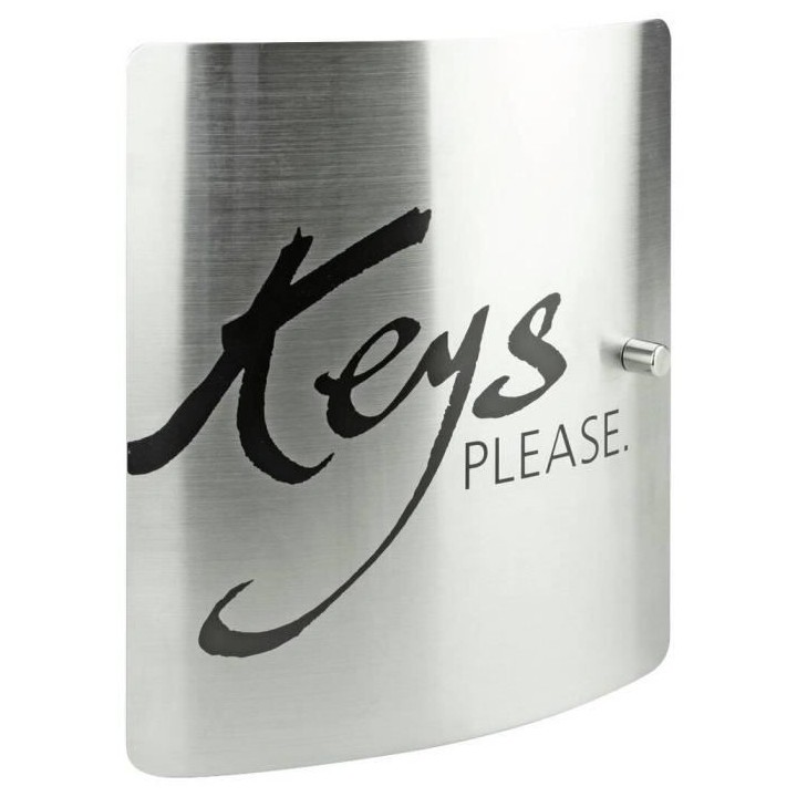 Armoire a clé - BURG WACHTER - 6205/10 Ni KEYS PLEASE - Inox, 10 croc