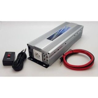HTC EQUIPEMENT - Convertisseur 12/24V automatique 230V 1200W aVec pris
