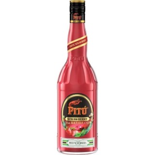 PITÚ BATIDA STRAWBERRY - Liqueur a base de Cachaça - 70CL - 16%