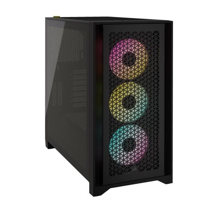 Boitier PC - CORSAIR - iCUE 4000D RGB Airflow - Moyen-tour - 3 ventila