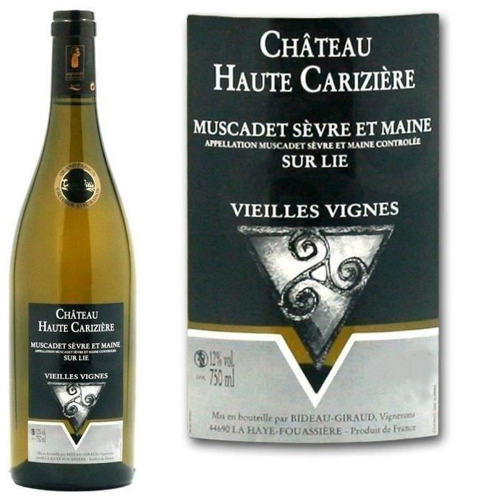 Château Haute Cariziere 2016 Muscadet Sevre et Maine - Vin blanc de L