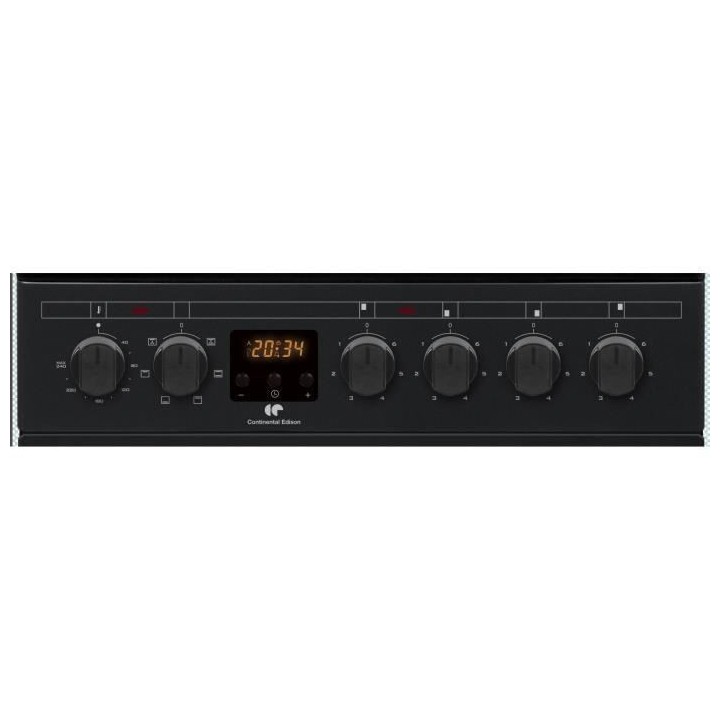 Cuisiniere vitrocéramique CONTINENTAL EDISON CECV50FCB - 4 feux - L49