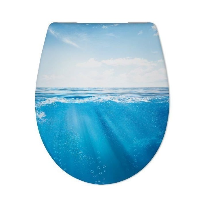 Abattant WC Cedo Cavallino Beach DEEPSEA - Avec Frein de Chute et Déc