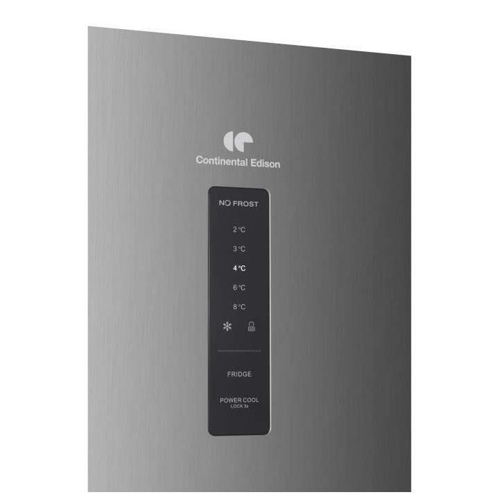 Réfrigérateur congélateur haut - CONTINENTAL EDISON - 413L - Total