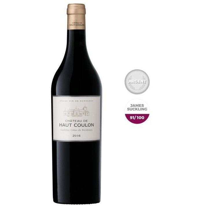 Château De Haut Coulon 2016 Cadillac Côtes de Bordeaux - Vin rouge d