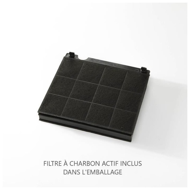 Hotte décorative inox CONTINENTAL EDISON CEHD6058S - 60 cm