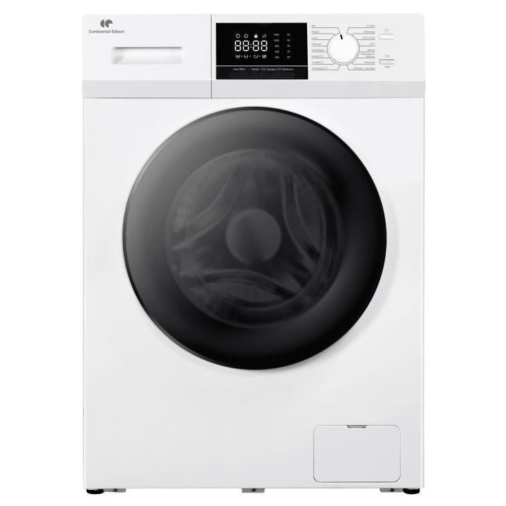 Lave-linge hublot CONTINENTAL EDISON CELL10140W2 - 10 kg - Largeur 60