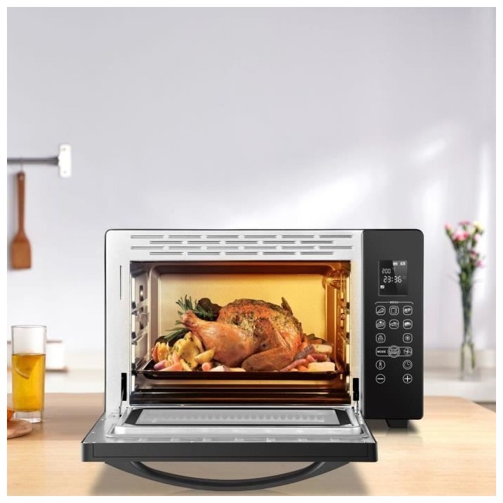 CONTINENTAL EDISON CEMF38DIG - Minifour électrique 38L noir - 1600W -