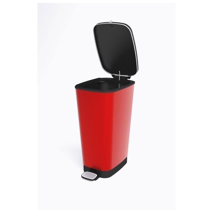 KIS Poubelle a pédale Chic Bin Style - 42.5L - Rouge