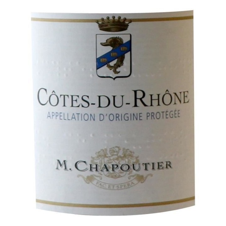 Magnum M. Chapoutier 2020 Côtes-du-Rhône - Vin rouge de la Vallée d