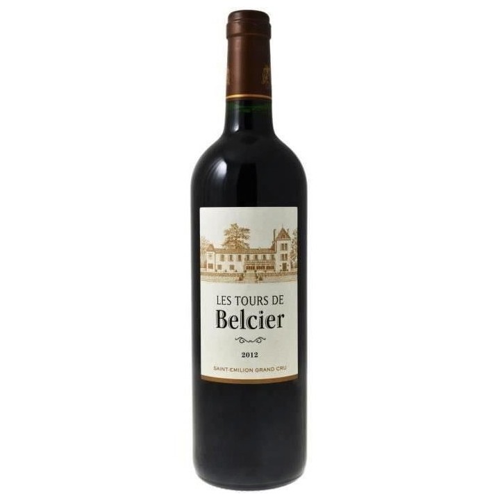 Château Tours de Belcier 2012 Saint-Emilion - Vin rouge de Bordeaux