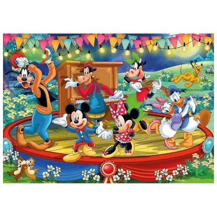 Clementoni - Puzzle enfant - Mickey Mouse - 2x60 pieces - Coloré et c