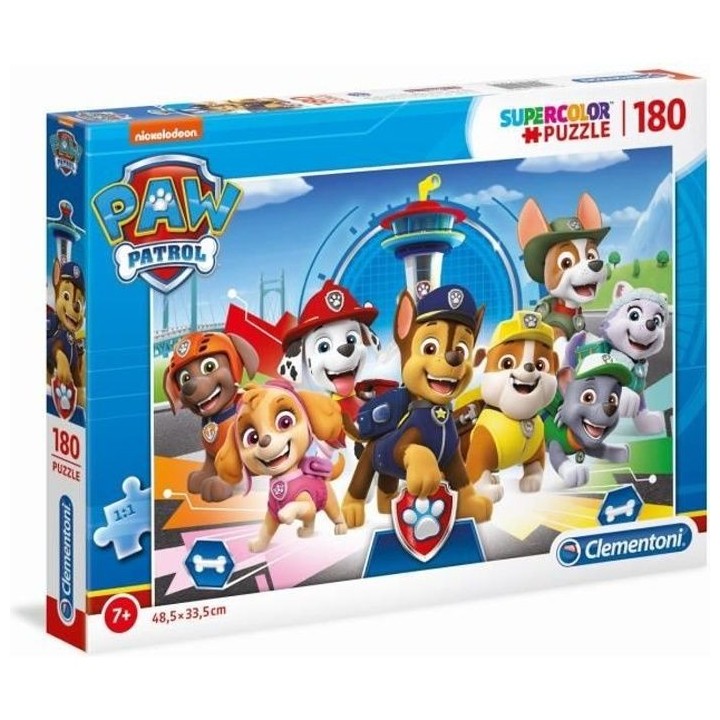 Clementoni - Puzzle - Pat'Patrouille - 180 pieces - Pour Enfant de 7 a