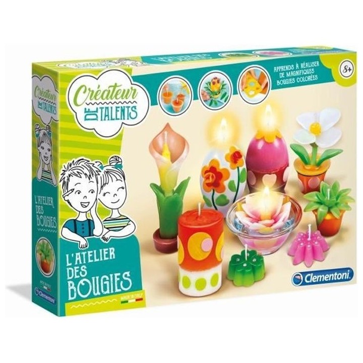 Coffret créatif - Clementoni - L'atelier des bougies - Mixte - A part