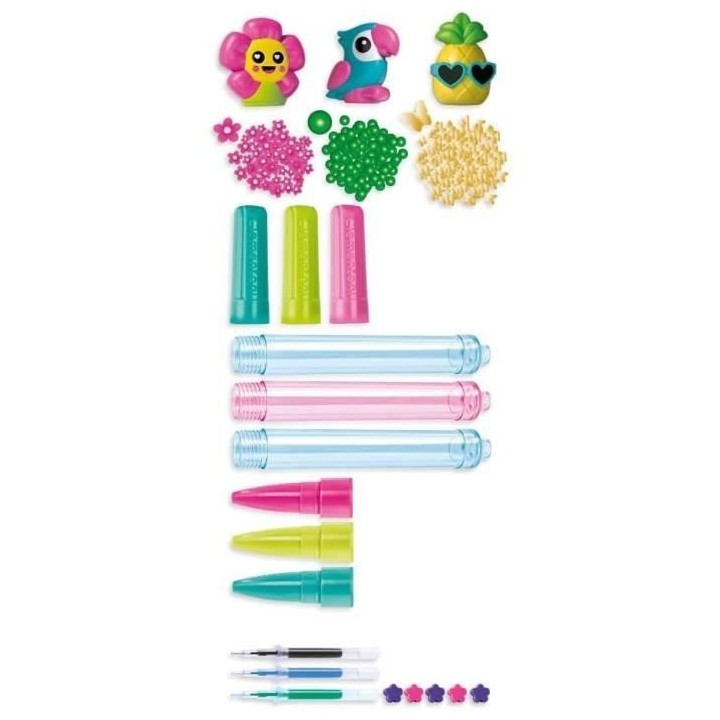 Clementoni - Créer tes stylos - Mini atelier des Stylos - Theme tropi
