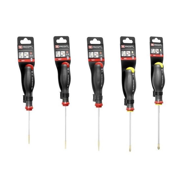 Caisse a outils FACOM + 22 outils - 5 Tournevis Protwist + 6 Clés mix