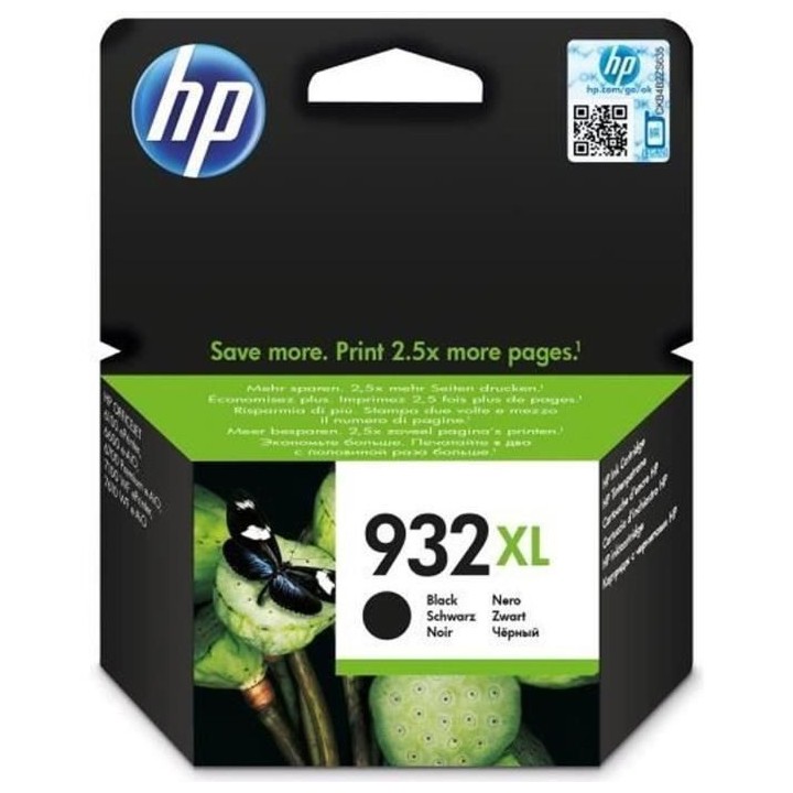 HP 932XL Cartouche d'encre noire grande capacité authentique (CN053AE