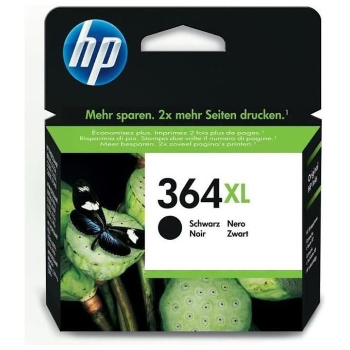 HP 364XL Cartouche d'encre noire grande capacité authentique (CN684EE