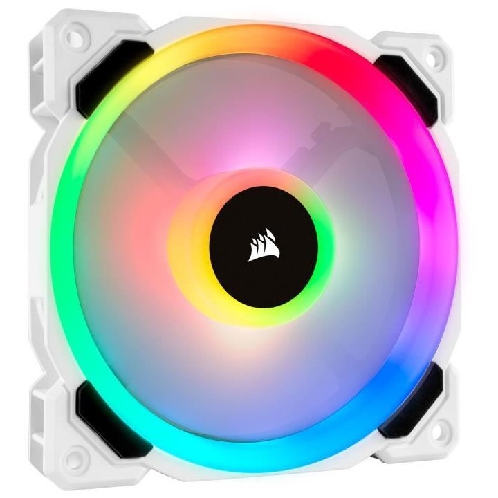 CORSAIR Ventilateur LL120 Pro LED RGB 120mm Blanc - (CO-9050091-WW)