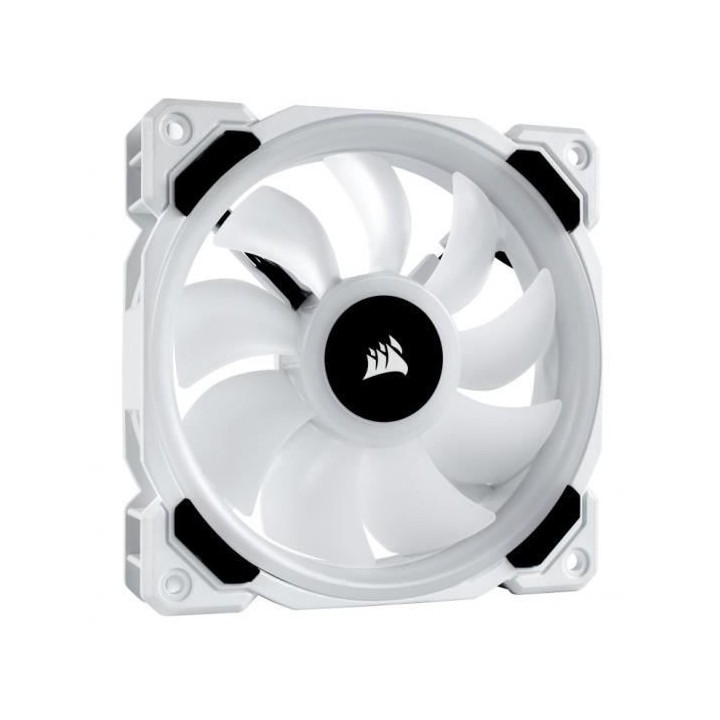 CORSAIR Ventilateur LL120 Pro LED RGB 120mm Blanc (Pack de 3) - (CO-90