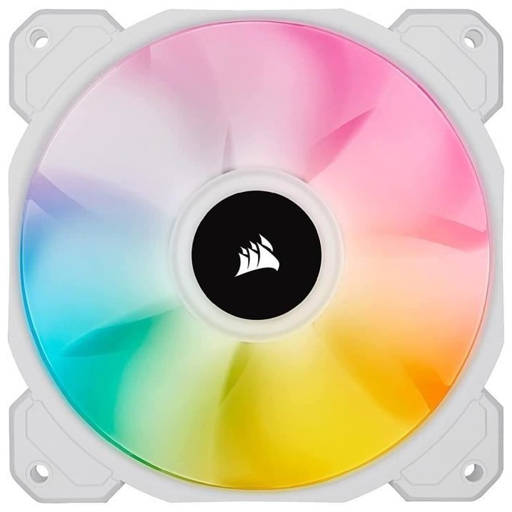 CORSAIR Ventilateur SP Series - White SP120 RGB ELITE - 120mm RGB LED