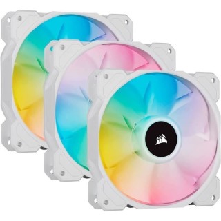 CORSAIR Ventilateur SP Series - White SP120 RGB ELITE - 120mm RGB LED