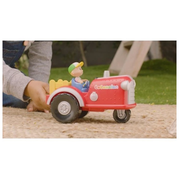 Figurine miniature - BANDAI - CoComelon Tracteur Musical Rouge - Tract